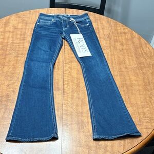 Girls Blue Flare Jeans
